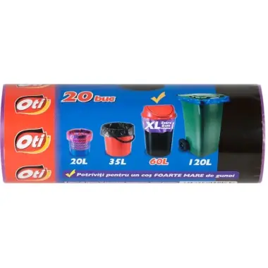Reducere suplimentară - Saci menaj 60l xl 20buc violet SM4041