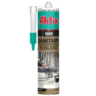 Silicon sanitar AKFIX 100S alb 280 ml - Produs nou