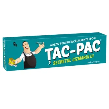 Adeziv TAC-PAC de reparare, transparent, pentru incaltaminte 9g | Selecție premium