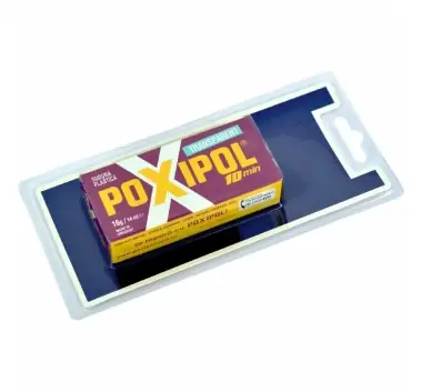 Adeziv bicomponent Poxipol de reparare transparent, actionare rapida, 14 ml | Calitate superioară