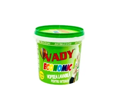 Comandă online - Vopsea lavabila pentru exterior Vady Economic, alb, 1l