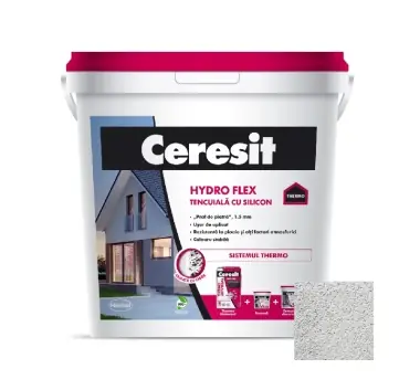 Preț redus - Tencuiala cu silicon Ceresit Hydro Flex, alb, 25 kg