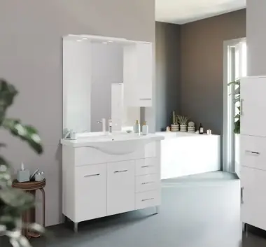 Selecție premium - Set mobilier Smart 105cm 836+812 LED/DR