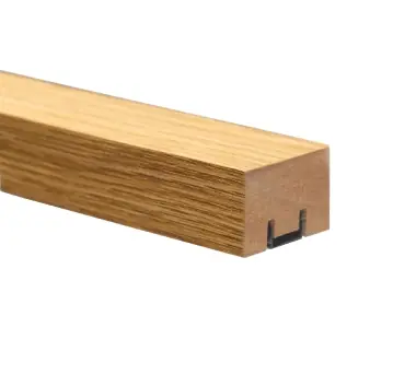 Comandă simplu - Set riflaj MDF 33mm cu profil montaj 2800x33x19mm stejar lemon