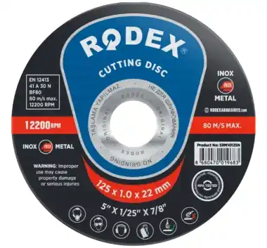 Produs nou | Disc taiere metal 125MM SRM1125