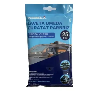 Preț avantajos - Visbella laveta umeda pt bord 25buc