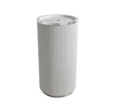 Gata de expediere - Piedestal Lineal Blanco 390x490x740 mm