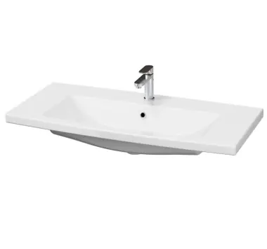 Lavoar Cersanit Como 100 cm, pentru mobilier, incastrat, 1 gaura, K32-016-EX1 - Ultimele zile