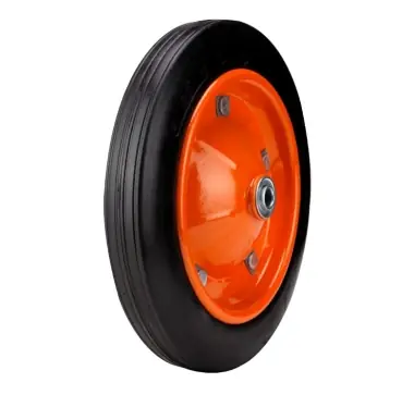Profită acum | Roata roaba plina cu janta metalica, diametru 320mm