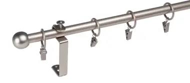 Alegerea clienților | Galerie metalica simpla, diametru 19 mm, Australia, crom mat, 300 cm, accesorii incluse
