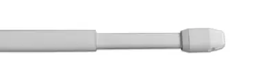 Bara perdeluta din plastic, alb, 100 cm, 2 buc/set | Outlet