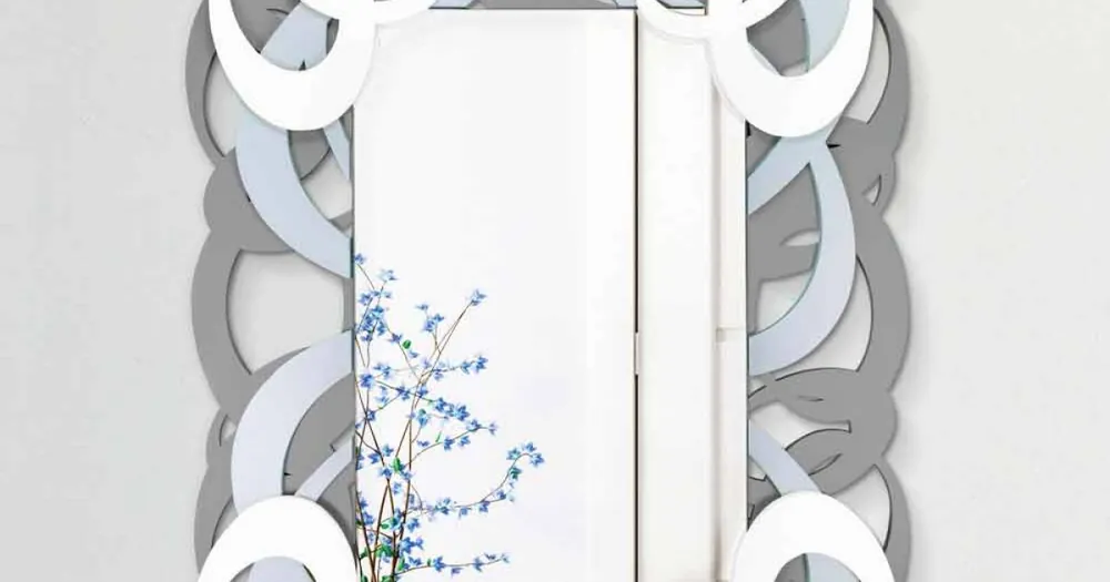 Preț excelent - Oglindă de perete din lemn de culoare modernă, cu design modern - Amalga
