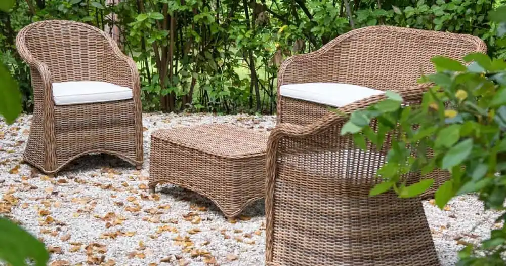 Direct de la producător | Salon de gradina din Aluminiu si Tesut Polyrattan - Melina