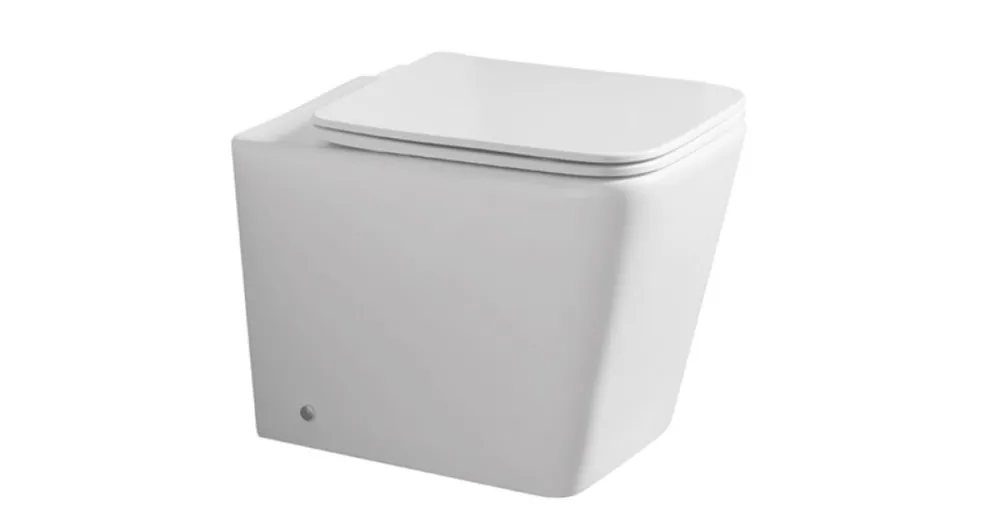 Produs lansat recent | Toaletă montată pe podea cu capac ceramic cu închidere silențioasă și design modern - Giunco